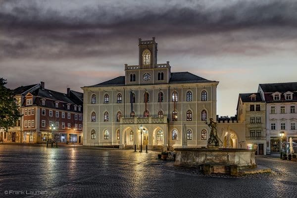Weimar in der Nacht